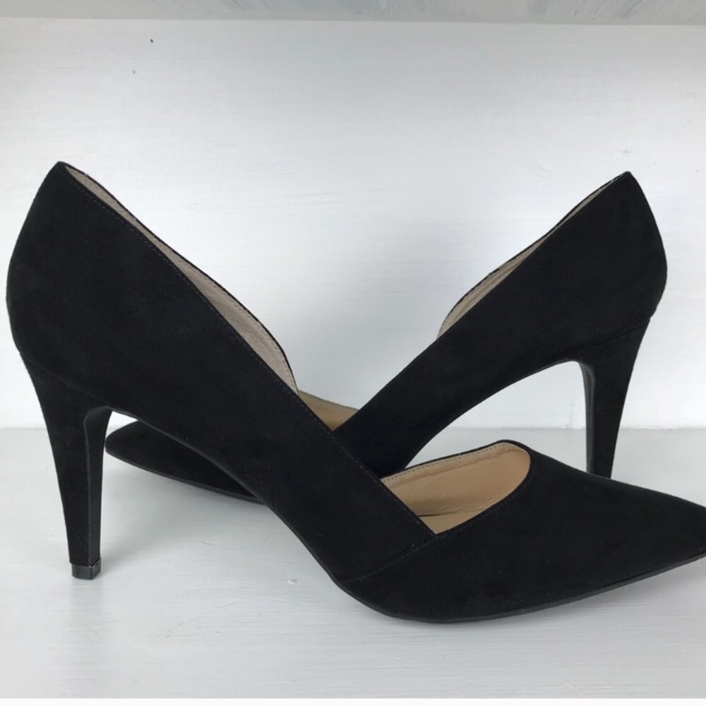 CATO size 11 black suede pumps
